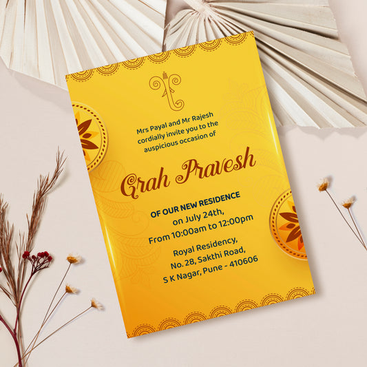 Yellow Palette House Warming Invitation Template, Printable Invitation, Evite, Digital Housewarming Invite, Edit yourself, Corjl – HW0001